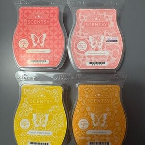 Scentsy Wax Bars - Mango, Watermelon, Lemon, Matcha